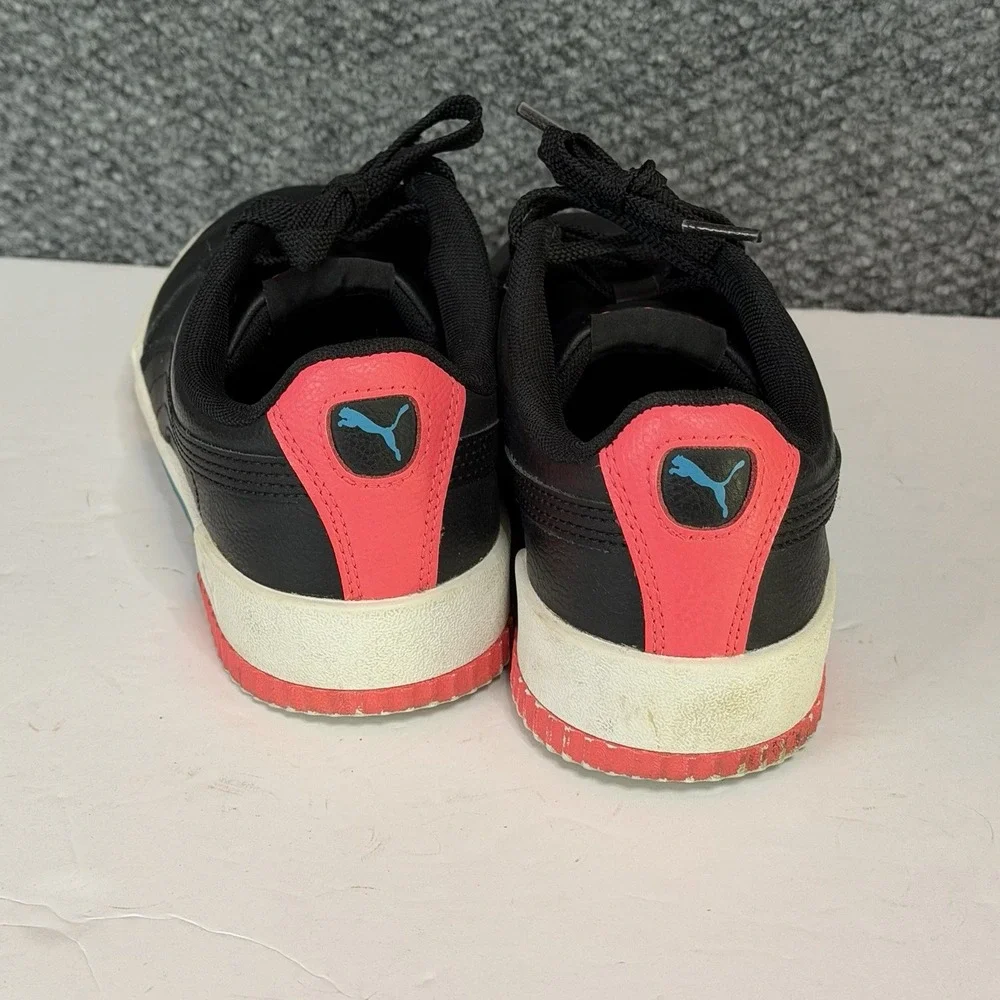 PUMA Carina Sneakers Women's Size 7 -Lifestyle Shoes Black Leather